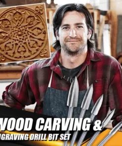 Puidunikerdus- ja graveerimispuurite komplekt