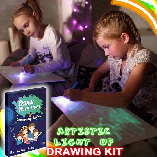 Kunstiline valgustatud joonistuskomplekt