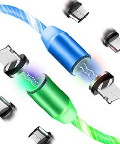 Helendav LED-magnetiline laadimiskaabel