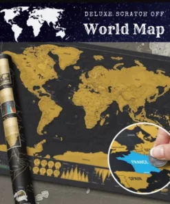 Luksuslik kraabitav maailmakaart