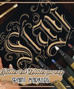 Sädelevad veekindlad värvimarkerid-10tk