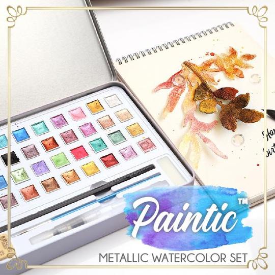 Paintic Metallic akvarellikomplekt (12 värvi)