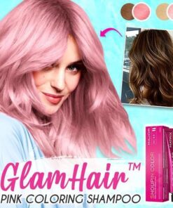 GlamHair roosa värvimisšampoon
