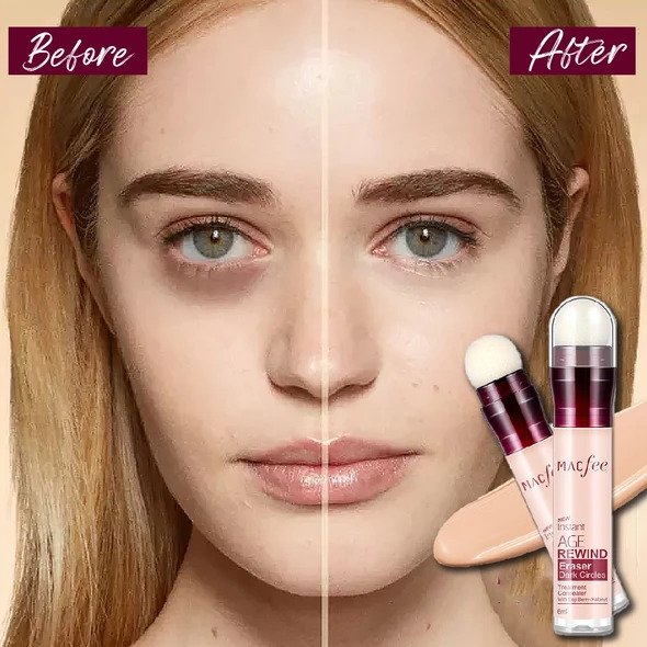 InstantEraser peitekreem + jumestuskreem koos aplikaatorikäsnaga - Image 10