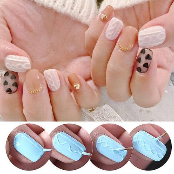 Micro-Carving 3D Emboss Nail Gel - Image 2