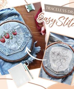 Vees lahustuva õmbluspaberi komplekt (5 tk)