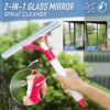 Kaks-ühes klaaspeegli pihustipuhastusvahend