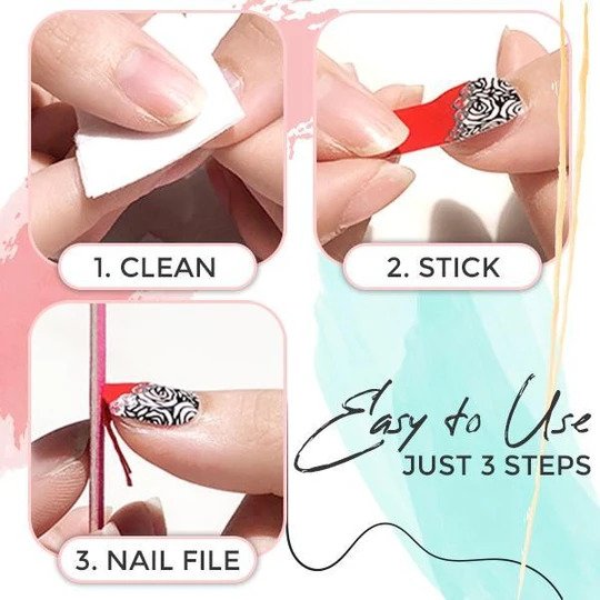 Nailoni sädelevate kalliskivide 3D-kleebis - Image 3