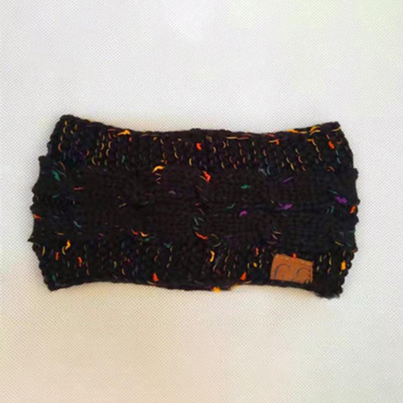 Värviline silmkoeline heegeldatud Twist peapael - Image 3