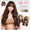 3D Clip-In Bangs juuksepikendused