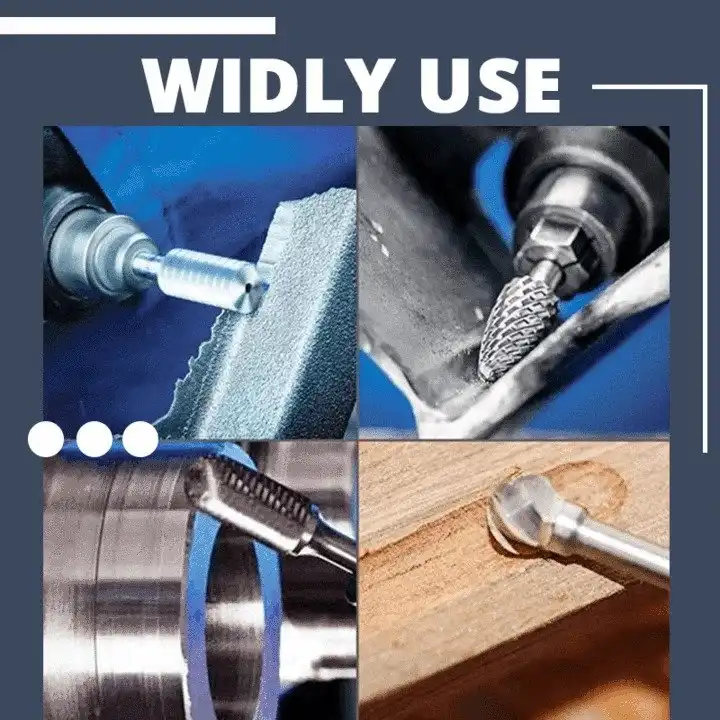 Metalli poleerimislõigatud karbiidi pöörlemiskomplekt - Image 3