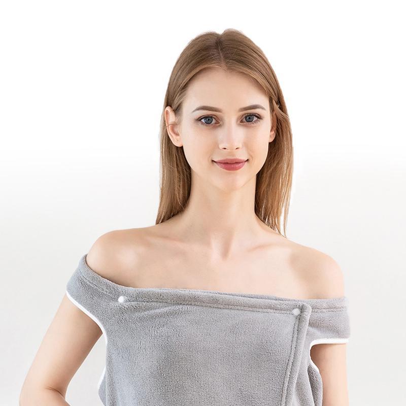 Naiste kiirelt kuivavad kantavad mikrofiibrist pehmed hommikumantlid - Image 4