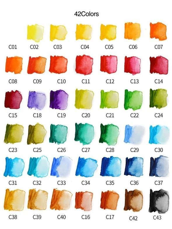 Vesivärvivärvide komplekt - Image 5