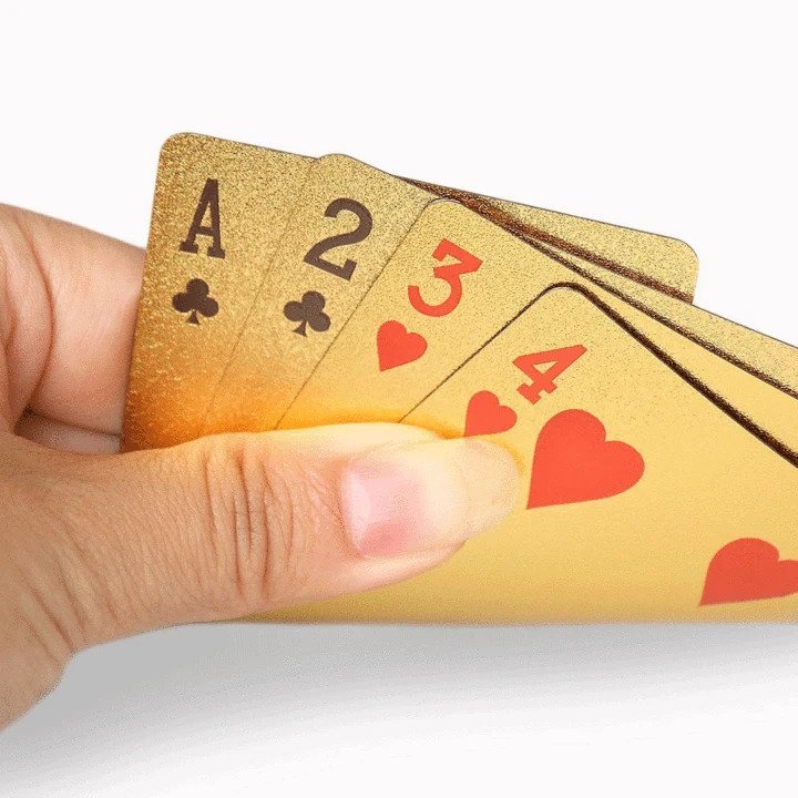 24k Gold Foil pokkerit mängides - Image 6