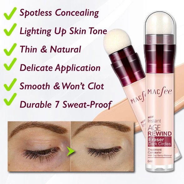 InstantEraser peitekreem + jumestuskreem koos aplikaatorikäsnaga - Image 6