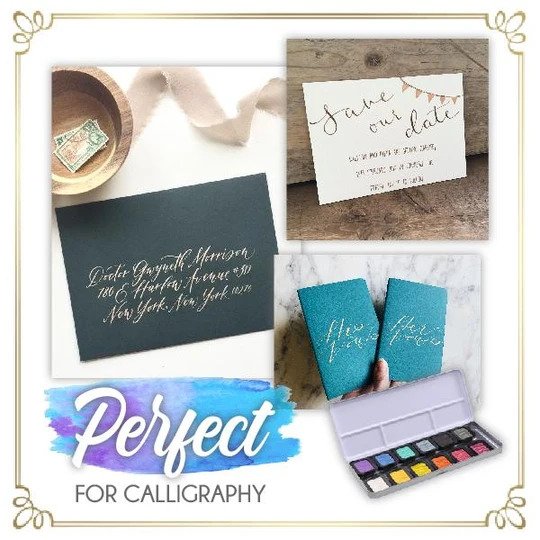 Paintic Metallic akvarellikomplekt (12 värvi) - Image 7