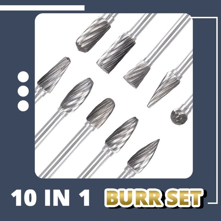 Metalli poleerimislõigatud karbiidi pöörlemiskomplekt - Image 6