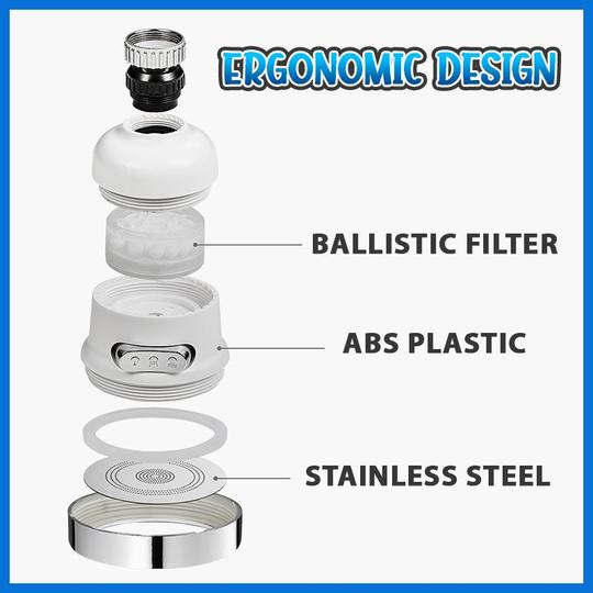 Mugav 360° liigutatav kraanipea - Image 7