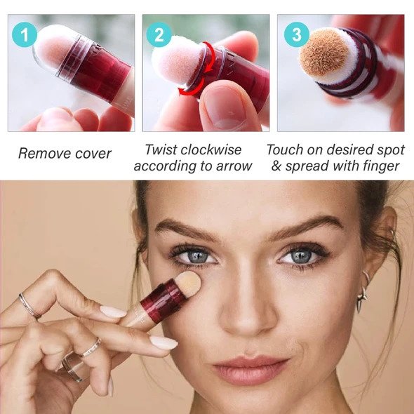 InstantEraser peitekreem + jumestuskreem koos aplikaatorikäsnaga - Image 8