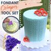 Fondant Decor Crimper tööriistakomplekt (10 tükki)
