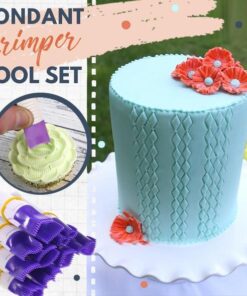 Fondant Decor Crimper tööriistakomplekt (10 tükki)