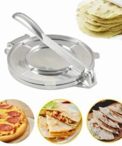 Roostevabast terasest Tortilla pressjalg käepidemega