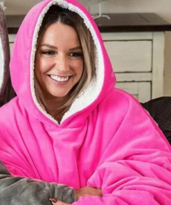 Talvine ülisuur soojendav tekk kapuuts